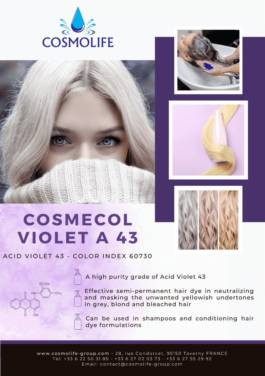 Flyer Cosmecol Violet A43